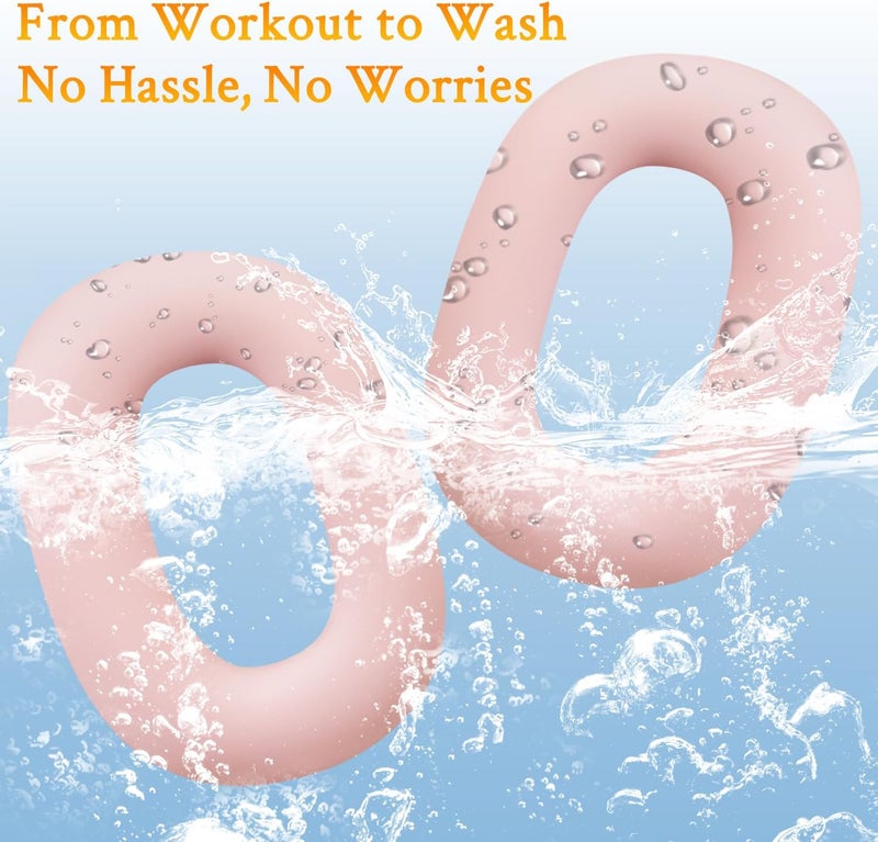 SoloWIT Sweat Proof Silicone Ear Cover for AirPods Max, Comfortable Fit for Gym Exercise, Easy to Clean, No Sound Quality Loss - Pink - Image 3